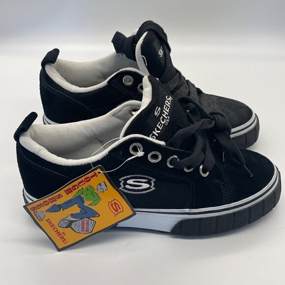 Skechers Vintage Y2K Platform Jammers Black Women’s 8 / Men’s 10 New No Box - Picture 4 of 9